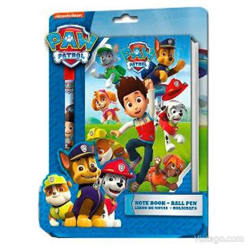 Комплект тефтер и химикал с Paw Patrol Комплект тефтер и химикал с Paw Patrol