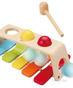 Ксилофон играчка с чукче за музикални игри