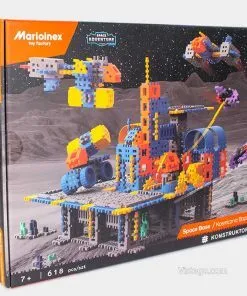 Мини вафлен конструктор за игра - Лунна космическа база