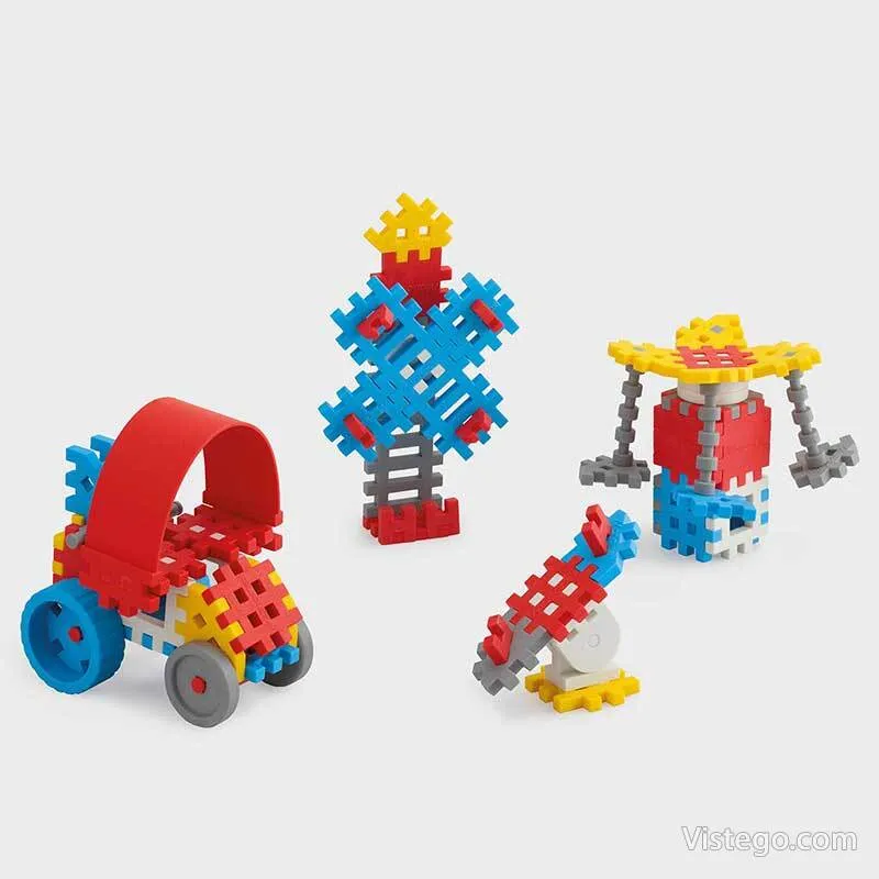 Мини вафлен конструктор за игра - син Мини вафлен конструктор за игра - син