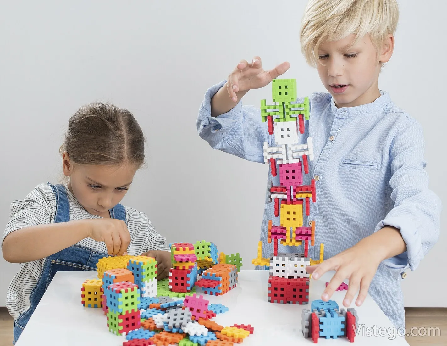 Мини вафлен конструктор за творчески игри - 2
