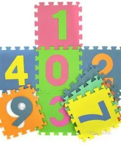 Пъзел-килим за игра и учене с цифри