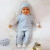 Плетен комплект за момченца за уют