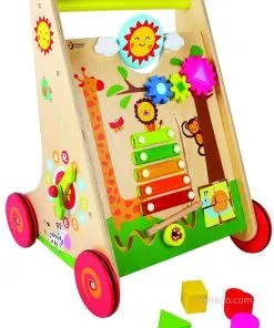 Проходилка дървена за бебета Classic World