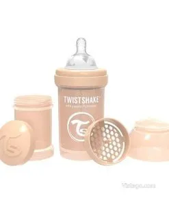 Шише против колики Twistshake – бежово