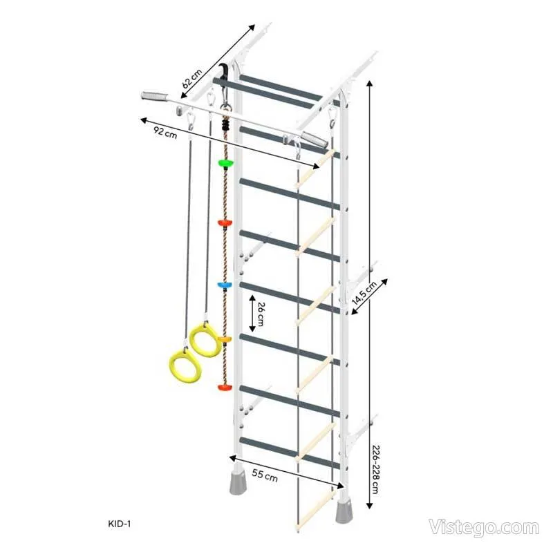 Шведска стена за детска гимнастика RESTPRO - 2