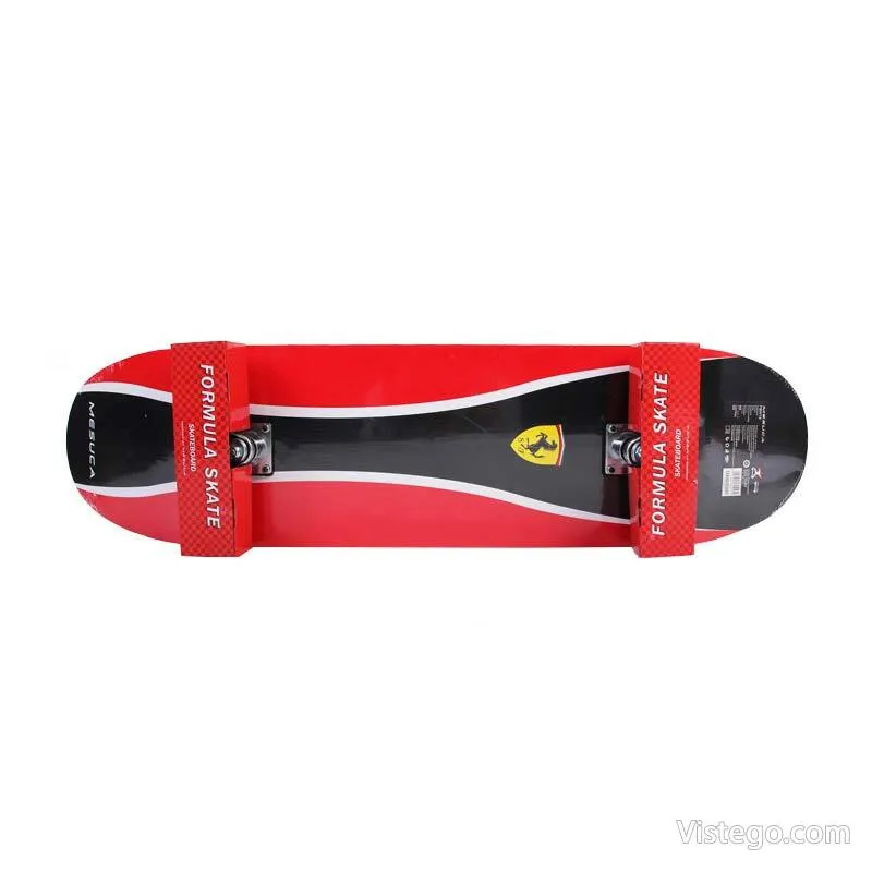 Скейтборд Ferrari за трикове - червен - 2