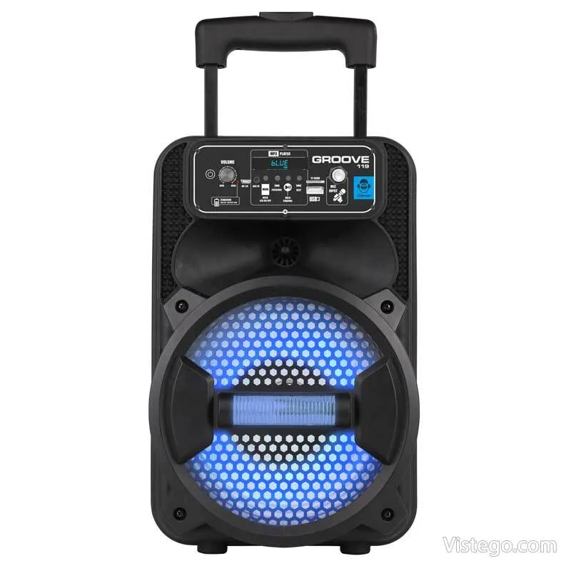 Тонколона с LED светлини за караоке - Groove119 - 2