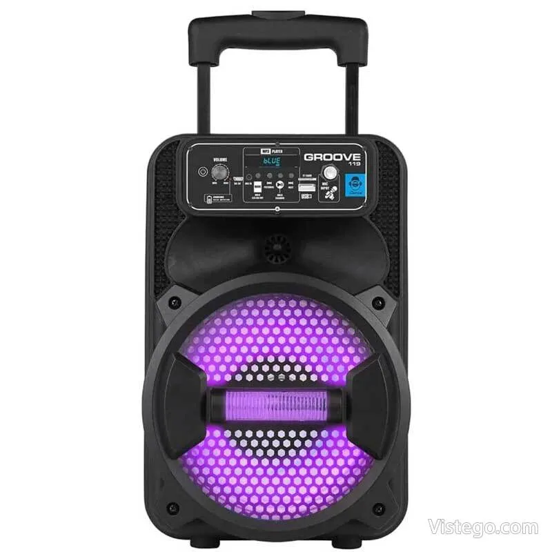 Тонколона с LED светлини за караоке - Groove119 - 6