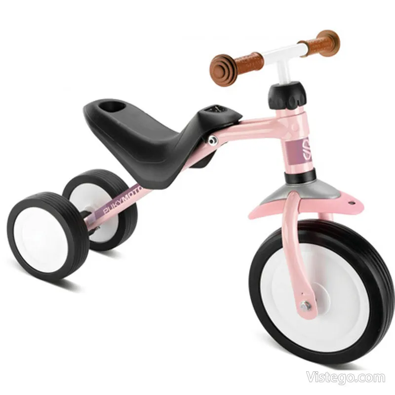 Триколка за деца PUKYMOTO в пастелно розово - 5