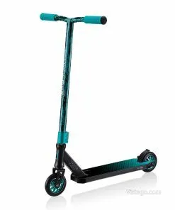 Тротинетка за трикове Globber GS 720 - черна-тюркоаз