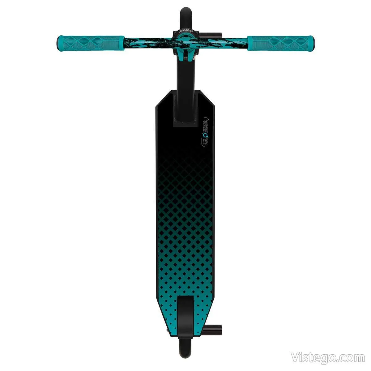 Тротинетка за трикове Globber GS 720 - черна-тюркоаз - 5