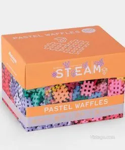 Вафлен конструктор за игра - пастелни цветове
