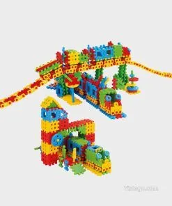 Вафлен конструктор за игра с влакова тема - ЖП гара