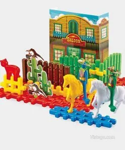 Вафлен конструктор за игри - Дивия запад