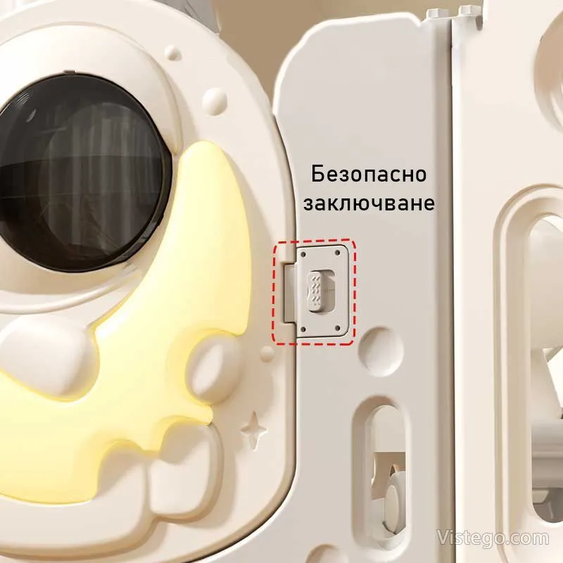 Детска къщичка с ограда - Космонавт - 3