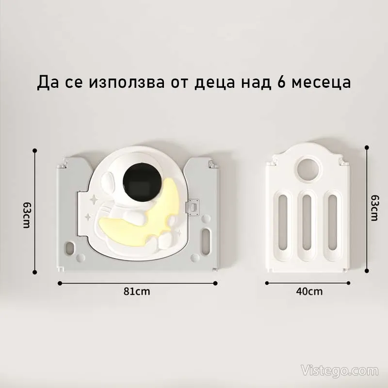 Детска къщичка с ограда - Космонавт - 7