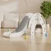 Детска пързалка слонче за игри у дома - сива