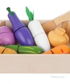 Дървен комплект за рязане - Зеленчуци