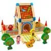 Дървен конструктор за игра - къща KRUZZEL