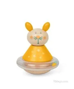 Дървена играчка зайче за бебета – Roly-Poly