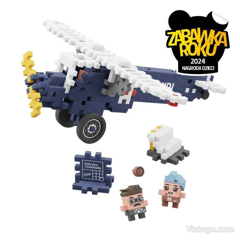 Мини вафлен конструктор за игра - Самолет RWD-13 - 7