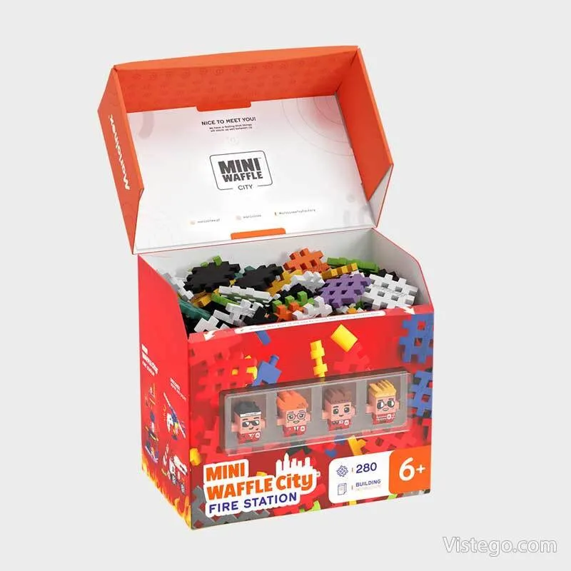 Вафлен конструктор за игра – Пожарна станция - 8