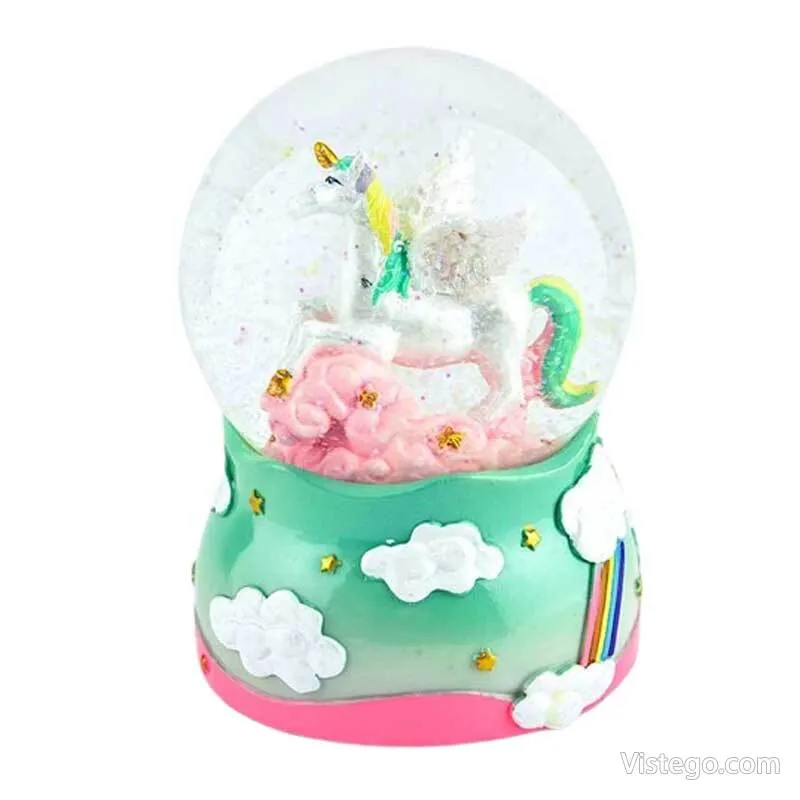 Снежна топка за декорация Unicorn с музика - 2