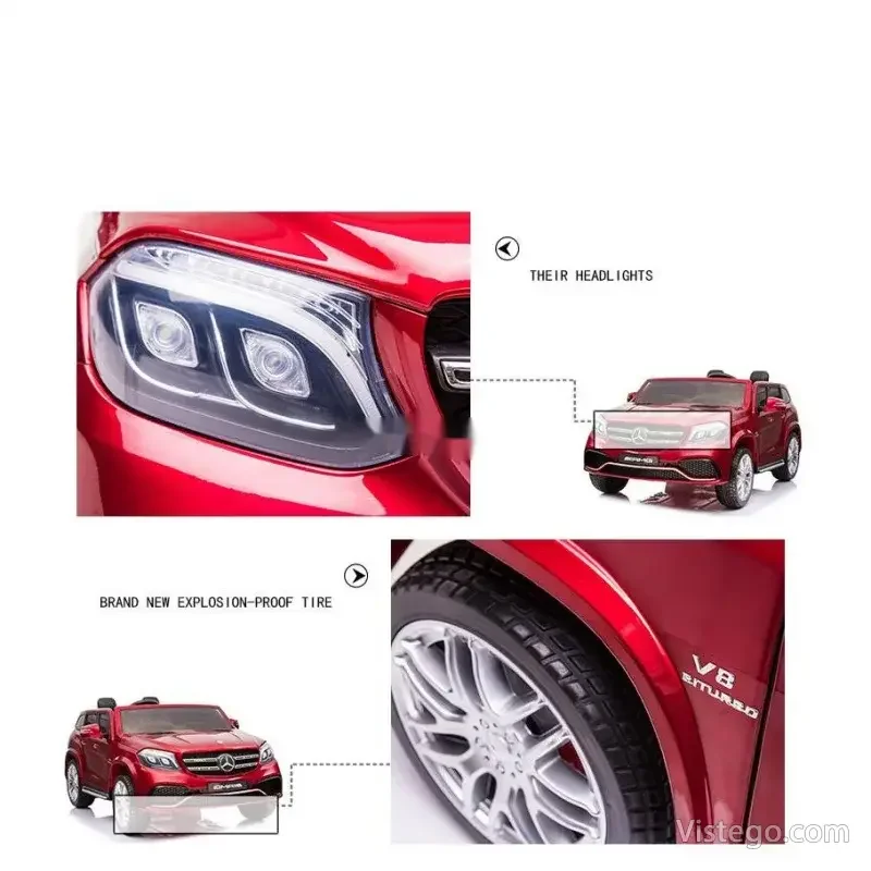 Акумулаторен джип за деца Mercedes GLS 63 AMG - 32