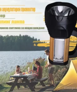 Акумулаторен фенер за къмпинг – DAT AT-X8A