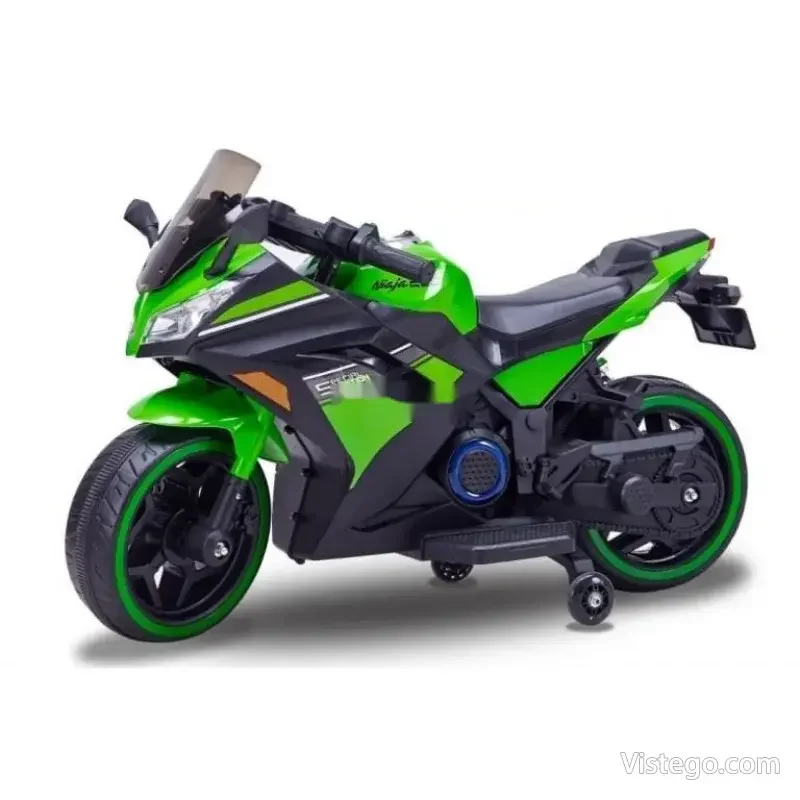Акумулаторен мотор за деца Kawasaki Ninja - 10