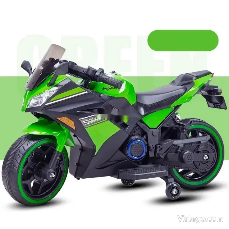 Акумулаторен мотор за деца Kawasaki Ninja - 11