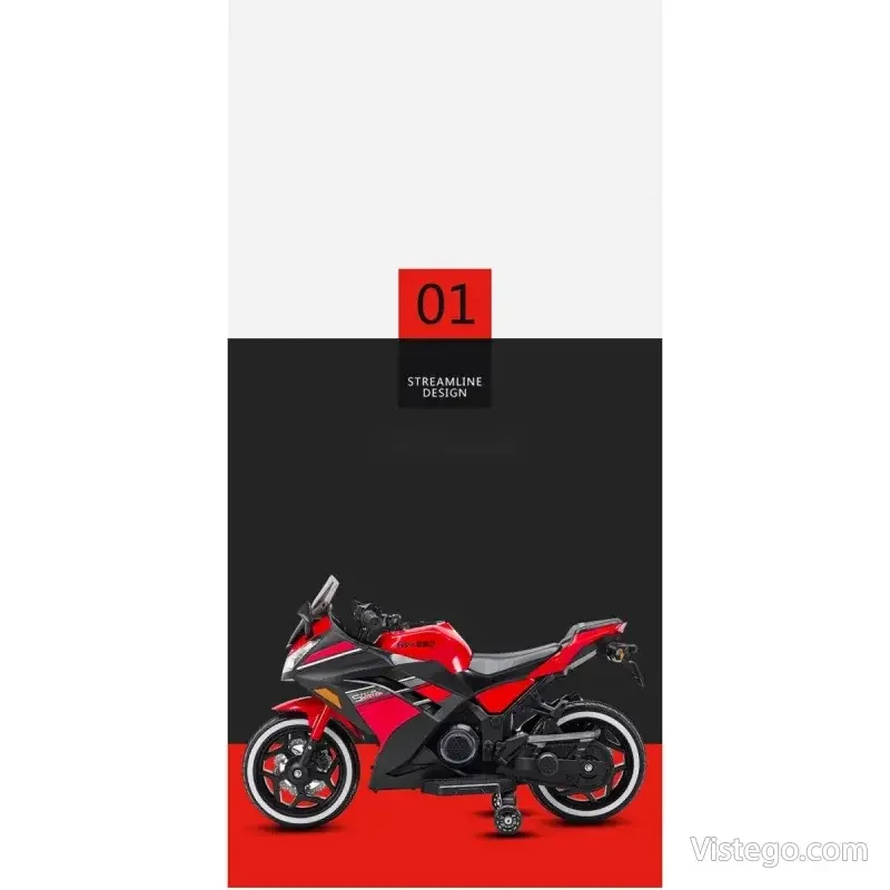 Акумулаторен мотор за деца Kawasaki Ninja - 15