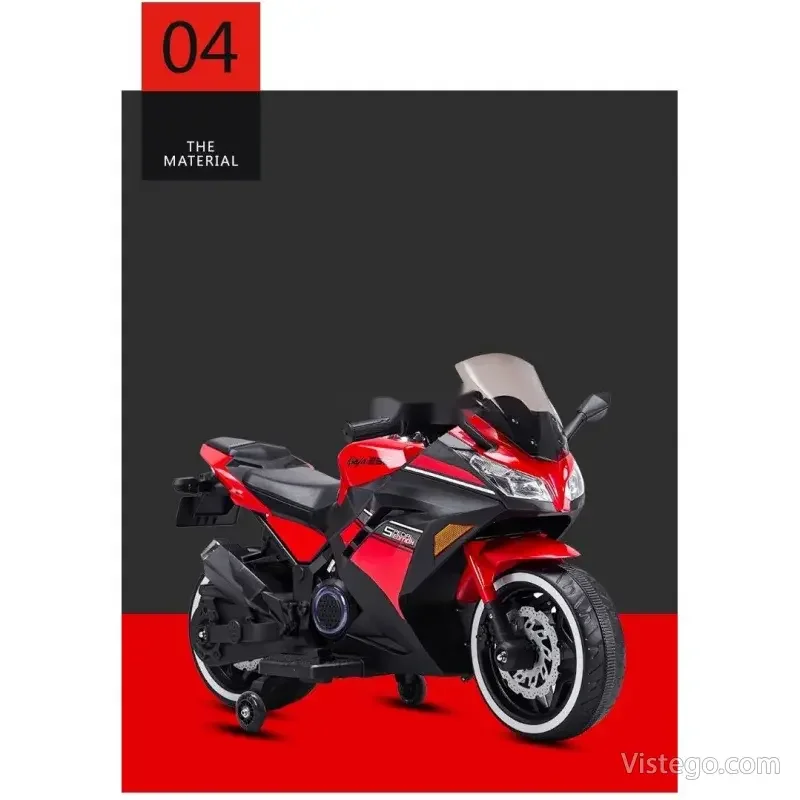 Акумулаторен мотор за деца Kawasaki Ninja - 16