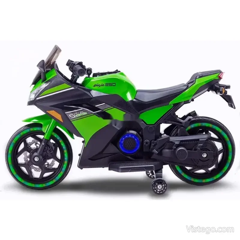 Акумулаторен мотор за деца Kawasaki Ninja - 2