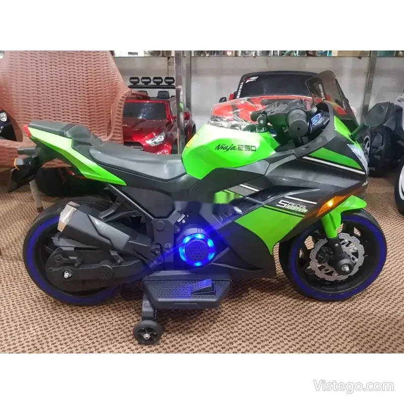 Акумулаторен мотор за деца Kawasaki Ninja - 22