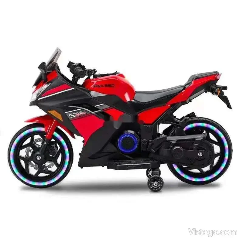 Акумулаторен мотор за деца Kawasaki Ninja - 3