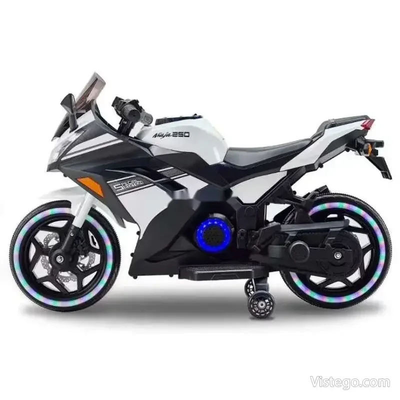 Акумулаторен мотор за деца Kawasaki Ninja - 4
