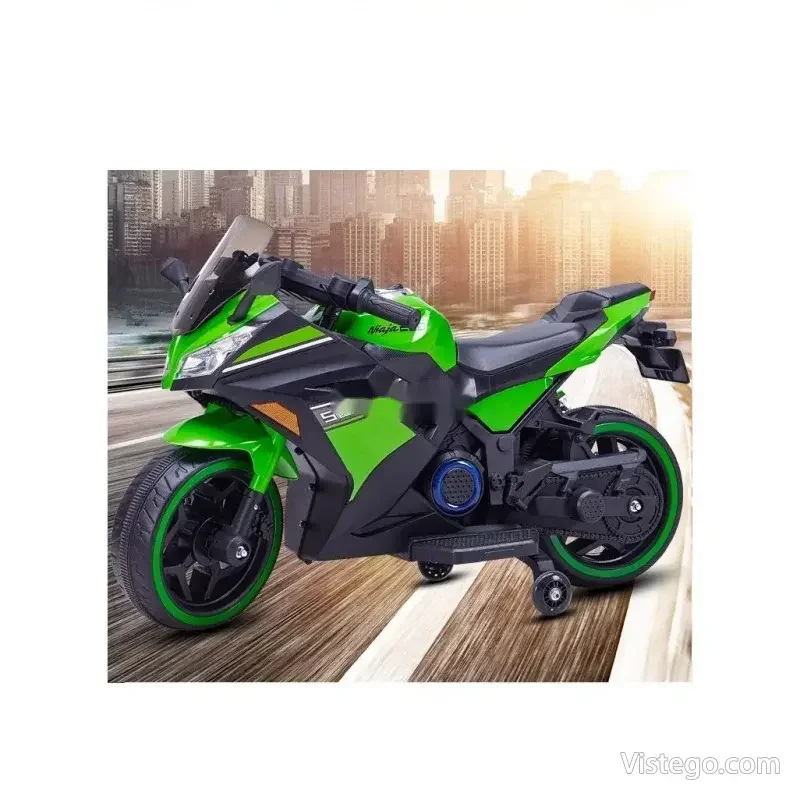 Акумулаторен мотор за деца Kawasaki Ninja - 7