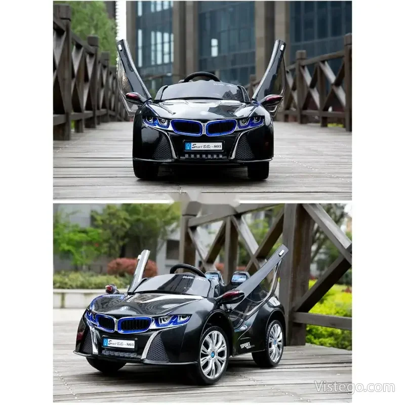 Акумулаторна кола тип BMW с WiFi за деца - 11