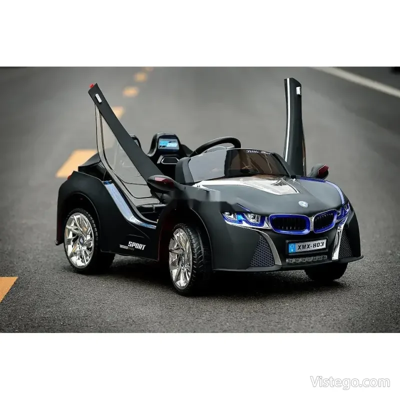 Акумулаторна кола тип BMW с WiFi за деца - 12