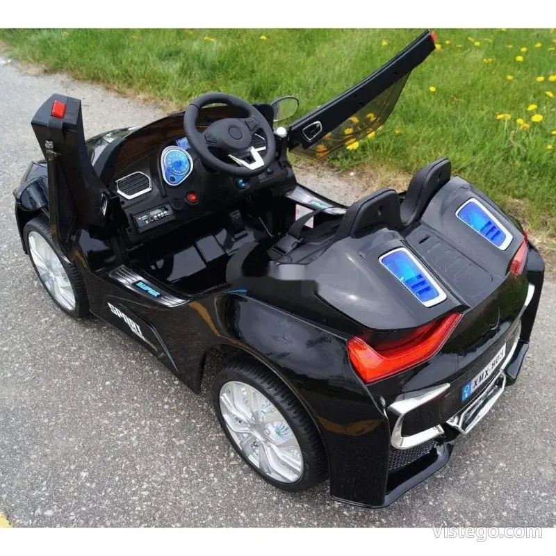 Акумулаторна кола тип BMW с WiFi за деца - 5
