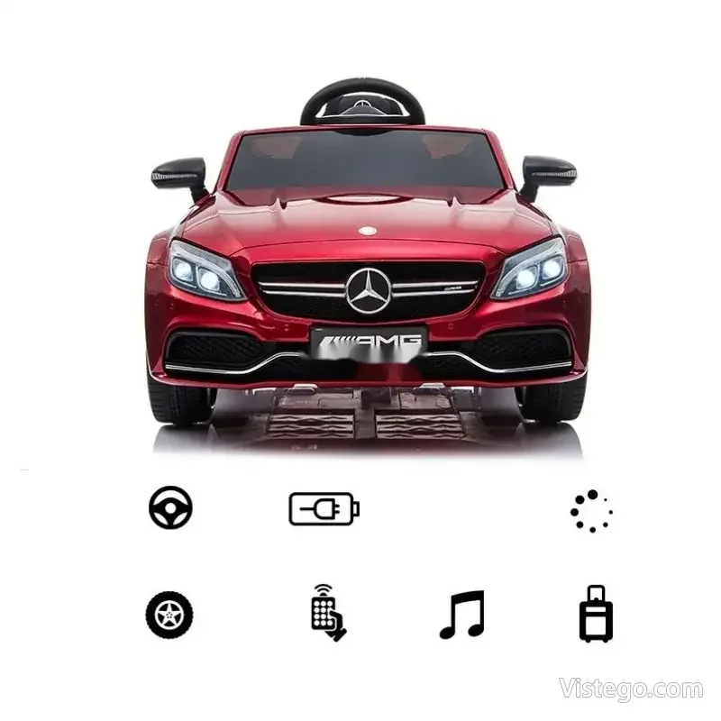 Акумулаторна кола за деца Mercedes Benz C63 AMG - 10