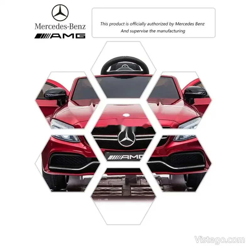 Акумулаторна кола за деца Mercedes Benz C63 AMG - 14