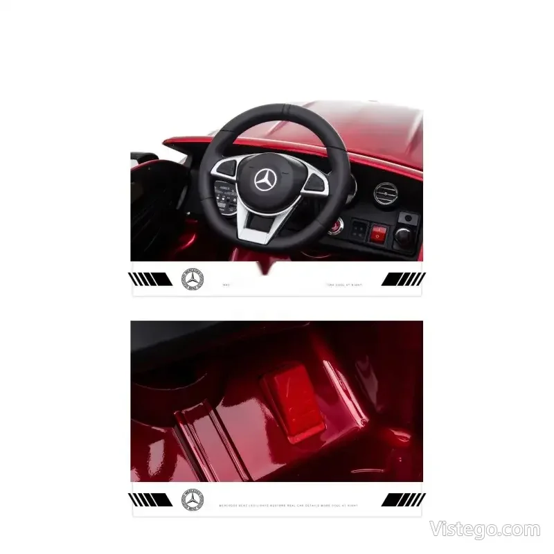 Акумулаторна кола за деца Mercedes Benz C63 AMG - 17