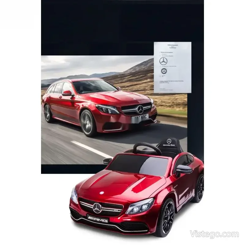 Акумулаторна кола за деца Mercedes Benz C63 AMG - 20