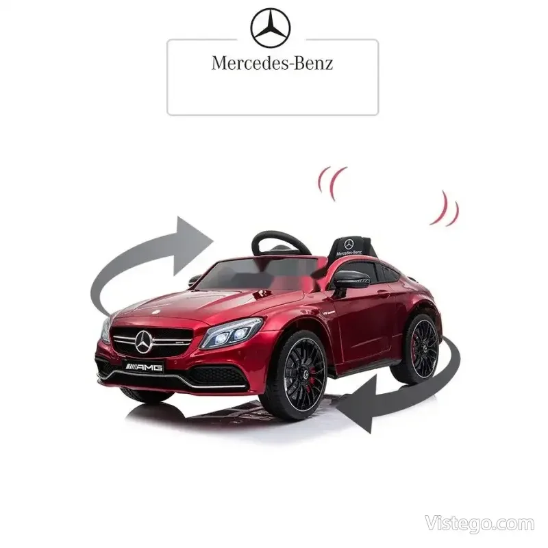 Акумулаторна кола за деца Mercedes Benz C63 AMG - 23