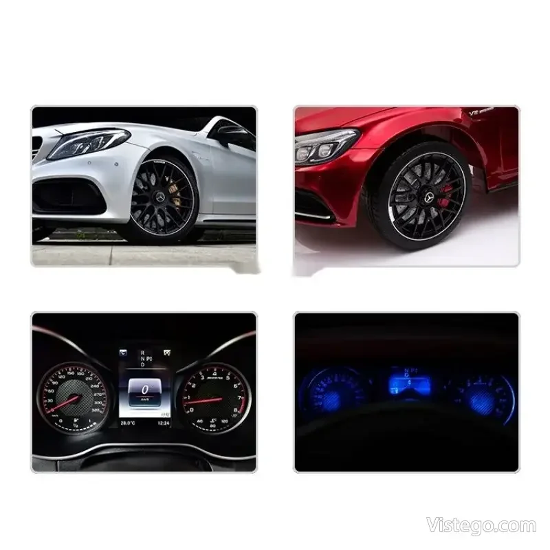 Акумулаторна кола за деца Mercedes Benz C63 AMG - 26
