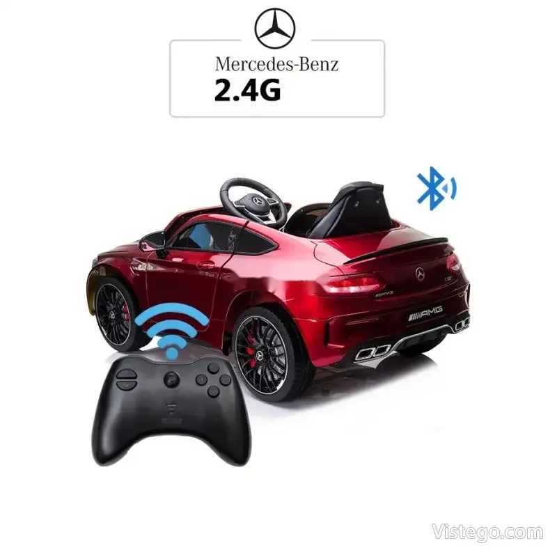 Акумулаторна кола за деца Mercedes Benz C63 AMG - 9