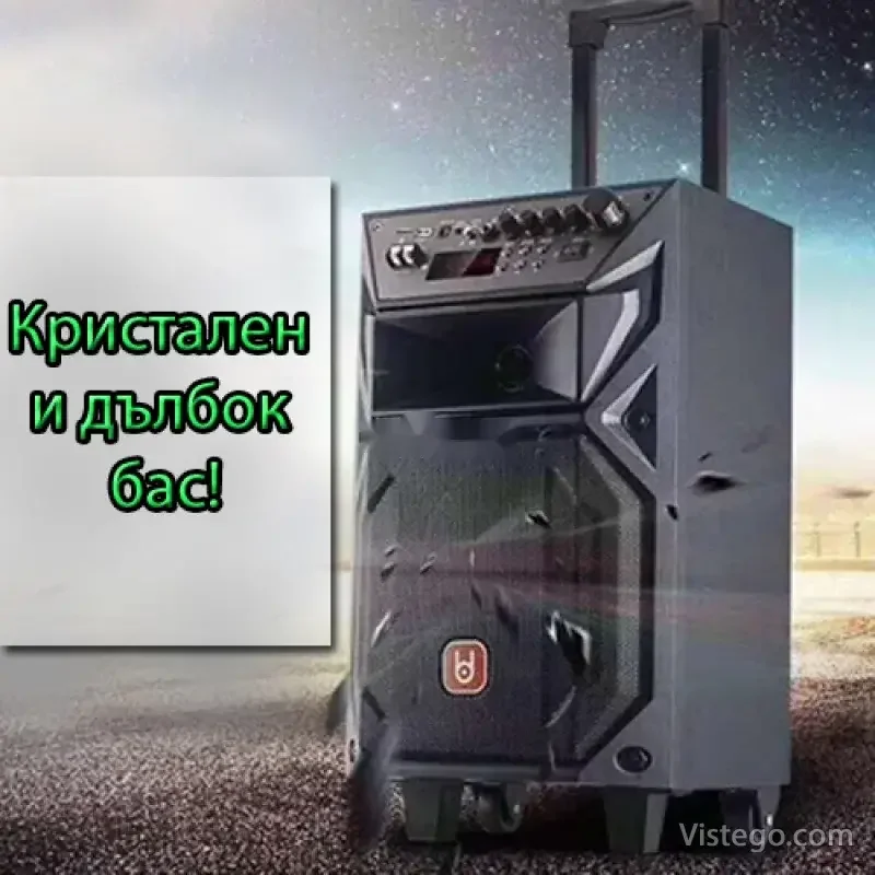Акумулаторна тонколона за караоке - BD SOUND H1271 - 3